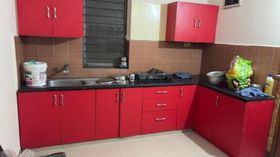 Kitchen Image of 900 Sq.ft 2 BHK Apartment / Flat for rent in Indu Pallavi, Auto Nagar Hyderabad for Rs. 18000
