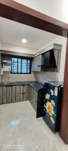 Kitchen Image of 500 Sq.ft 1 BHK Builder Floor for rent in Scheme No 114 Indore for Rs. 23000