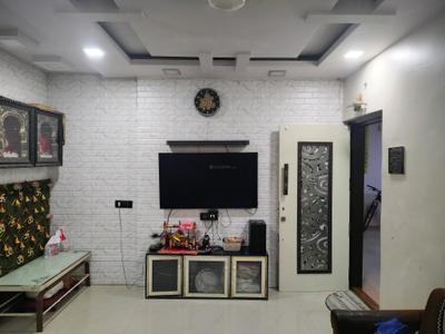 Living Room Image of 530 Sq.ft 1 BHK Apartment / Flat for rent in Vihang Valley, Kasarvadavali Thane for Rs. 19000