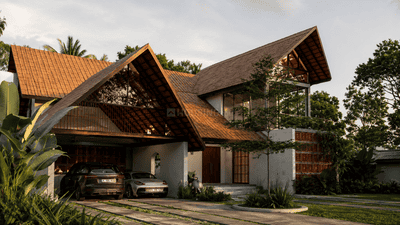 Balcony Image of 2500 Sq.ft 3 BHK Independent House for sale in Aranattukara Thrissur for Rs. 19500000