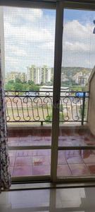Balcony Image of 600 Sq.ft 1 BHK Apartment / Flat for rent in Nyati Elan Central II, Wagholi Pune for Rs. 18000