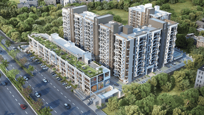 Image of 1026 Sq.ft 2 BHK Apartment / Flat for sale in W 57, Wakad, Pune for Rs. 5900000