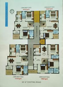 Image of 1450 Sq.ft 3 BHK Apartment / Flat for sale in Pothinamallayya Palem, Visakhapatnam for Rs. 7250000