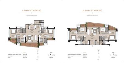 Image of 4332 Sq.ft 4 BHK Apartment / Flat for sale in Evos Alchemy, Patia, Bhubaneswar for Rs. 39000000