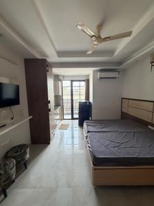 Bedroom Image of 1000 Sq.ft 1 RK Builder Floor for rent in Sector 55 Gurgaon for Rs. 25000