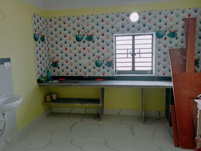 Kitchen Image of 1250 Sq.ft 3 BHK Builder Floor for rent in Belghoria Kolkata for Rs. 16000