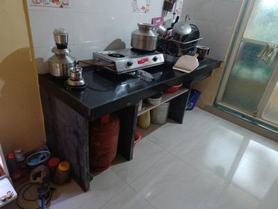 Kitchen Image of 560 Sq.ft 1 BHK Apartment / Flat for sale in Kalyan West Kalyan for Rs. 5000000