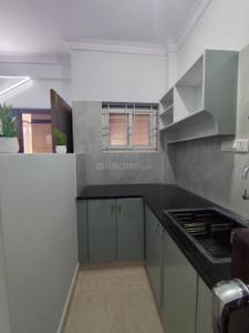 Kitchen Image of 800 Sq.ft 1 BHK Apartment / Flat for rent in Koramangala Bengaluru for Rs. 30000