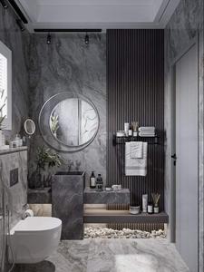 Bathroom Image of 993 Sq.ft 3 BHK Apartment / Flat for sale in Sheth Promont, Sion Mumbai for Rs. 33400000