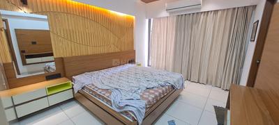 Bedroom Image of 1250 Sq.ft 2 BHK Apartment / Flat for rent in Shree Narayan Exotica, Memnagar Ahmedabad for Rs. 29000