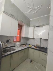 Kitchen Image of 450 Sq.ft 1 BHK Builder Floor for rent in Guru Ji Welfare Homes, Dwarka Mor New Delhi for Rs. 12000