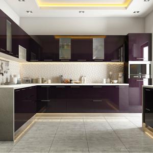 Kitchen Image of 2750 Sq.ft 4 BHK Apartment / Flat for sale in Ekta Park Vista, Khar West Mumbai for Rs. 160000000