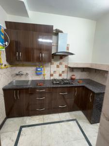Kitchen Image of 1125 Sq.ft 3 BHK Builder Floor for rent in Naraina New Delhi for Rs. 40000