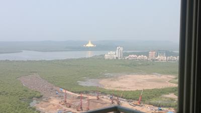 Balcony Image of 872 Sq.ft 2 BHK Apartment / Flat for sale in Gurukrupa Marina Enclave, Malad West Mumbai for Rs. 19500000