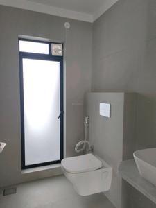 Common Bathroom Image of 3100 Sq.ft 4 BHK Apartment / Flat for rent in One Akshar, Sanpada Navi Mumbai for Rs. 350000