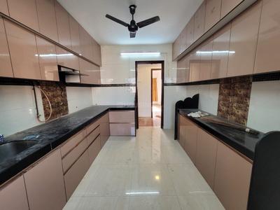 Kitchen Image of 1600 Sq.ft 3 BHK Apartment / Flat for rent in Kukreja Golfscappe, Chembur Mumbai for Rs. 130000