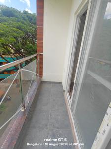 Balcony Image of 1165 Sq.ft 2 BHK Apartment / Flat for rent in HBR Layout Bengaluru for Rs. 38000