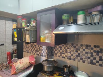 Kitchen Image of 758 Sq.ft 1 BHK Apartment / Flat for rent in Haware Citi, Kasarvadavali Thane for Rs. 16005
