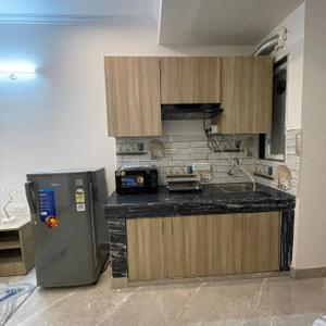 Kitchen Image of 750 Sq.ft 1 RK Builder Floor for rent in Sector 51 Gurgaon for Rs. 28000