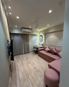 Hall Image of 1500 Sq.ft 3 BHK Apartment / Flat for rent in RK Habitat, Zadeshwar Bharuch for Rs. 13000