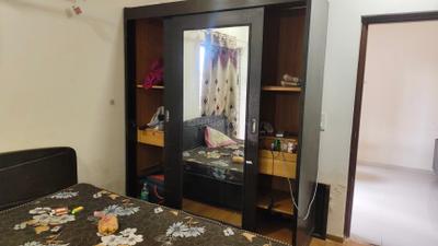 Bedroom Image of 620 Sq.ft 1 BHK Apartment / Flat for rent in Skyi Songbirds , Bhugaon Pune for Rs. 22000