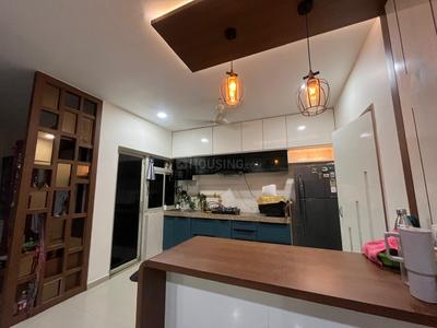 Kitchen Image of 1850 Sq.ft 3 BHK Apartment / Flat for rent in Adani The Meadows, Shantigram Ahmedabad for Rs. 50000