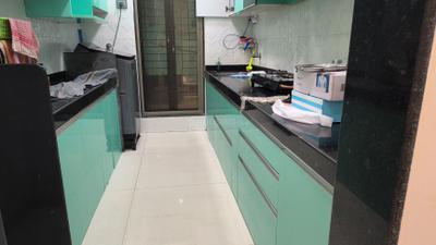 Kitchen Image of 760 Sq.ft 2 BHK Apartment / Flat for rent in Shiv Shakti Builders Tower 28 Wing A B D E G, Malad East Mumbai for Rs. 62000