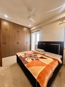Bedroom Image of 1400 Sq.ft 1 BHK Builder Floor for rent in Sector 17 Gurgaon for Rs. 35000