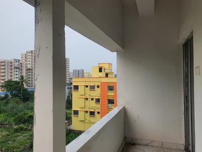 Balcony Image of 1198 Sq.ft 3 BHK Apartment / Flat for sale in Chinar Park Kolkata for Rs. 4792000