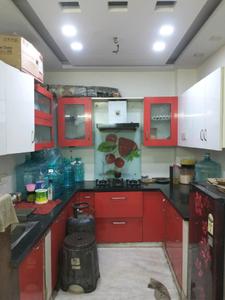Kitchen Image of 1000 Sq.ft 2 BHK Builder Floor for rent in Ramesh Nagar New Delhi for Rs. 50000