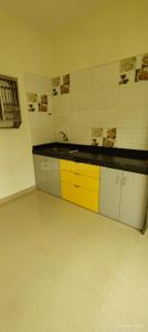 Kitchen Image of 640 Sq.ft 1 BHK Apartment / Flat for rent in Kopar Khairane Navi Mumbai for Rs. 27000
