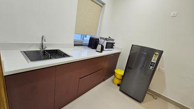 Kitchen Image of 700 Sq.ft 1 BHK Apartment / Flat for rent in Madhapur Hyderabad for Rs. 40000
