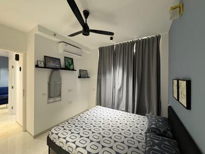 Bedroom Image of 550 Sq.ft 1 BHK Apartment / Flat for rent in Hiranandani Estate Thane for Rs. 45000