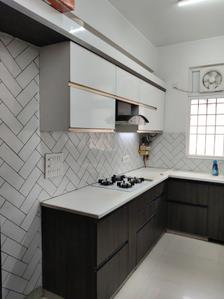 Kitchen Image of 1580 Sq.ft 3 BHK Apartment / Flat for rent in Great Value Sharanam, Sector 107 Noida for Rs. 50000