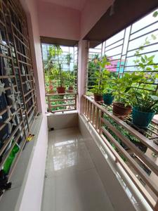 Balcony Image of 1000 Sq.ft 3 BHK Apartment / Flat for sale in Dakshineswar Kolkata for Rs. 5400000