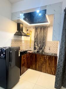 Kitchen Image of 315 Sq.ft 1 RK Builder Floor for rent in Urbanrise Revolution One, Padur Chennai for Rs. 20000