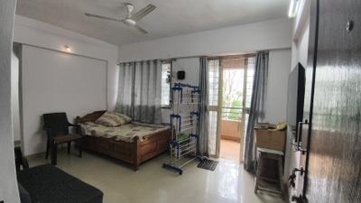Living Room Image of 620 Sq.ft 1 BHK Apartment / Flat for sale in Wadgaon Sheri Pune for Rs. 5800000