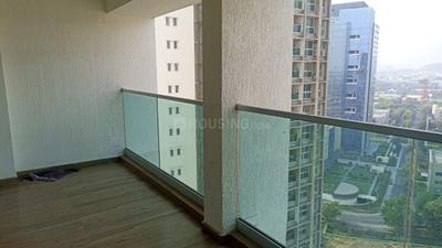 Balcony Image of 1950 Sq.ft 3 BHK Apartment / Flat for sale in Aurum Q Residences, Ghansoli Navi Mumbai for Rs. 35000000