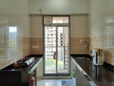 Kitchen Image of 750 Sq.ft 2 BHK Apartment / Flat for sale in Dosti Heron, Thane West Thane for Rs. 9900000