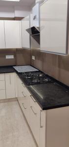Kitchen Image of 1800 Sq.ft 3 BHK Builder Floor for rent in Gulmohar Park New Delhi for Rs. 175000