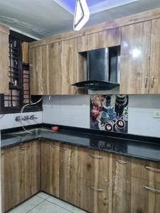 Kitchen Image of 900 Sq.ft 3 BHK Apartment / Flat for rent in Razapur Khurd New Delhi for Rs. 22000