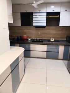 Kitchen Image of 2350 Sq.ft 3 BHK Apartment / Flat for rent in Shivalik Green View, Shantigram Ahmedabad for Rs. 50000