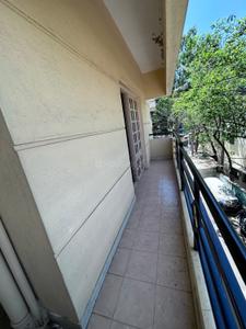 Balcony Image of 500 Sq.ft 1 BHK Apartment / Flat for rent in Domlur Layout Bengaluru for Rs. 20000
