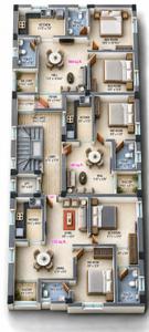 Image of 861 Sq.ft 2 BHK Apartment / Flat for sale in Anna Nagar, Chennai for Rs. 10300000
