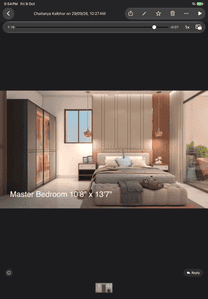 Bedroom Image of 1602 Sq.ft 3 BHK Apartment / Flat for sale in Magarpatta Nova Residency Wing A To B, Mundhwa Pune for Rs. 16700000