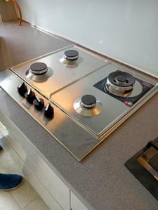 Kitchen Image of 1350 Sq.ft 3 BHK Builder Floor for rent in Paschim Vihar New Delhi for Rs. 55000