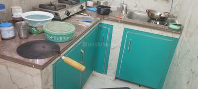 Kitchen Image of 975 Sq.ft 1 BHK Builder Floor for rent in Kanwali Dehradun for Rs. 9000