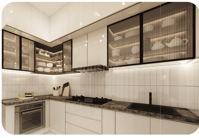 Kitchen Image of 5100 Sq.ft 4 BHK Apartment / Flat for sale in Lansum Encanto, Manikonda Hyderabad for Rs. 45900000