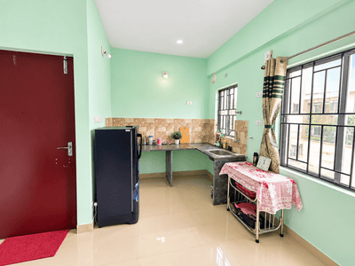 Kitchen Image of 916 Sq.ft 3 BHK Apartment / Flat for sale in Sanhita Housing Complex Precinct 6, Bhangar South 24 Parganas for Rs. 5000000