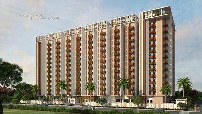 Image of 843 Sq.ft 2 BHK Apartment / Flat for sale in Evershine Royal Orchid, Raipura, Kota for Rs. 2350000